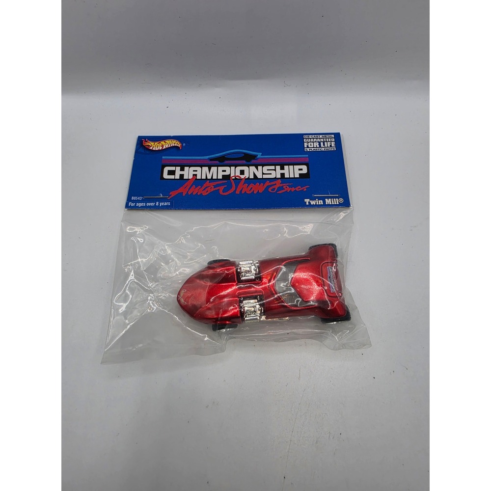 Hot Wheels Championship Auto Shows Twin Mill Red Metallic Diecast Car New